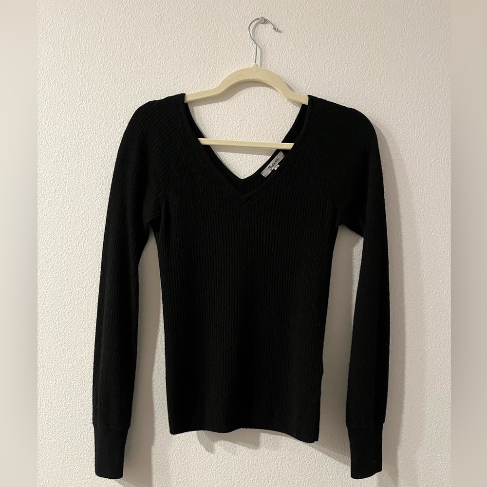 Madewell Linwood Pullover Ribbed Sweater